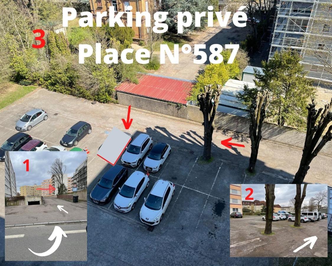 ميتز Le Petit Manhattan - Appartement Prive De 45 M2 - 2 A 4 Personnes - Parking Prive المظهر الخارجي الصورة